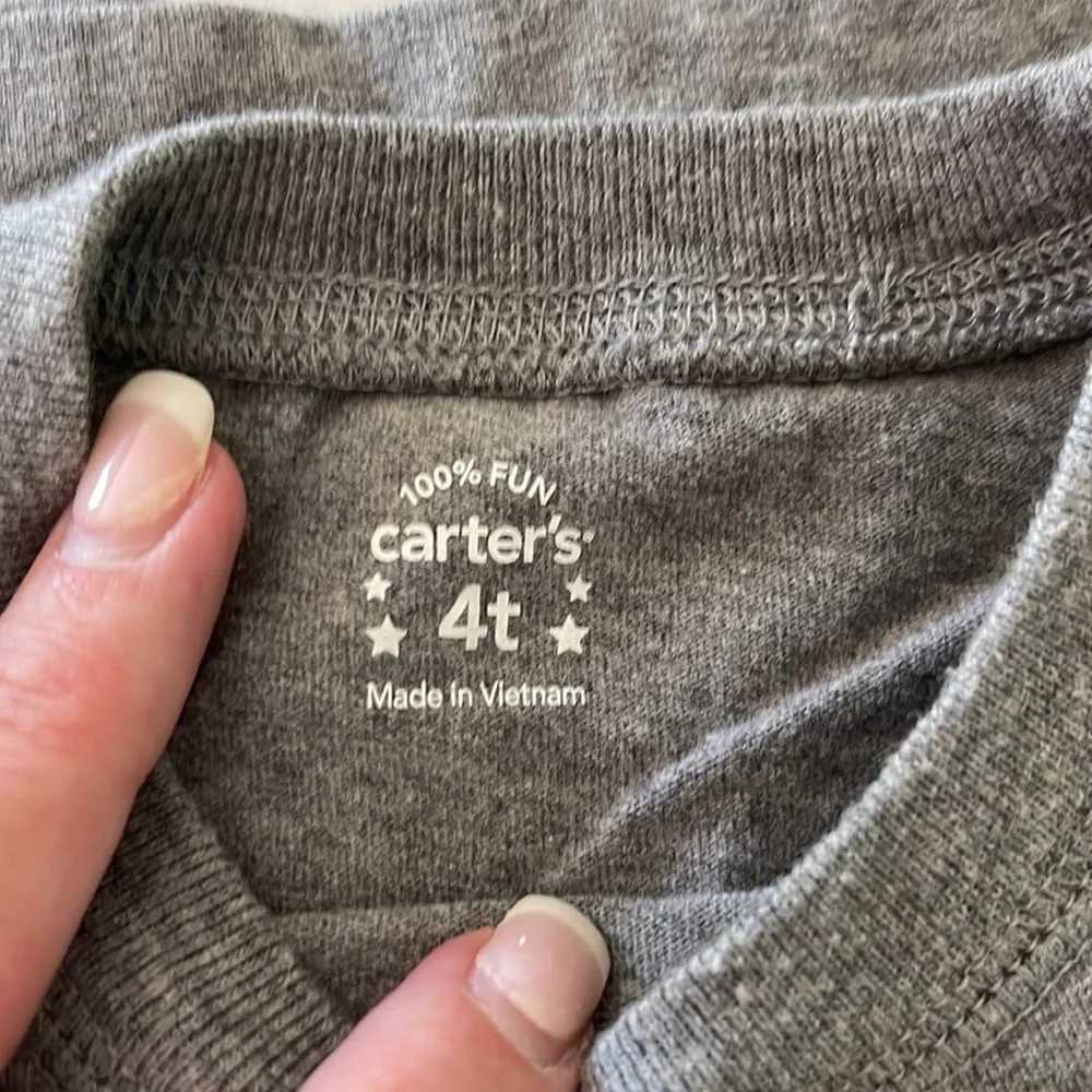 F5 Carter’s gray birthday shirt